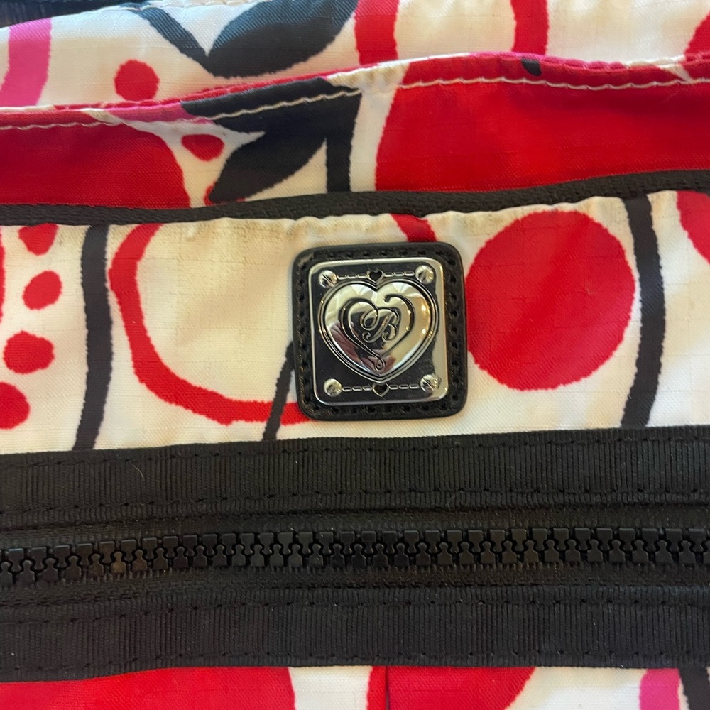 Brighton Red Cherry Crossbody Bag / Purse, Matching Brighton Wallet Available - Picture 6 of 13